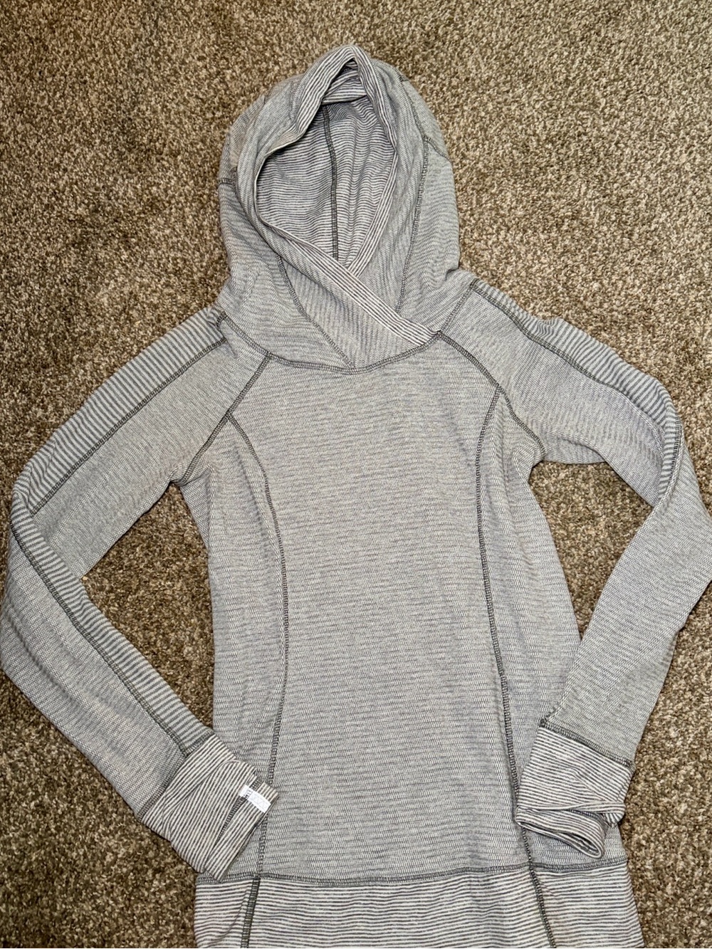 Women's Lululemon Think Fast Hoodie Slate Gray (4)